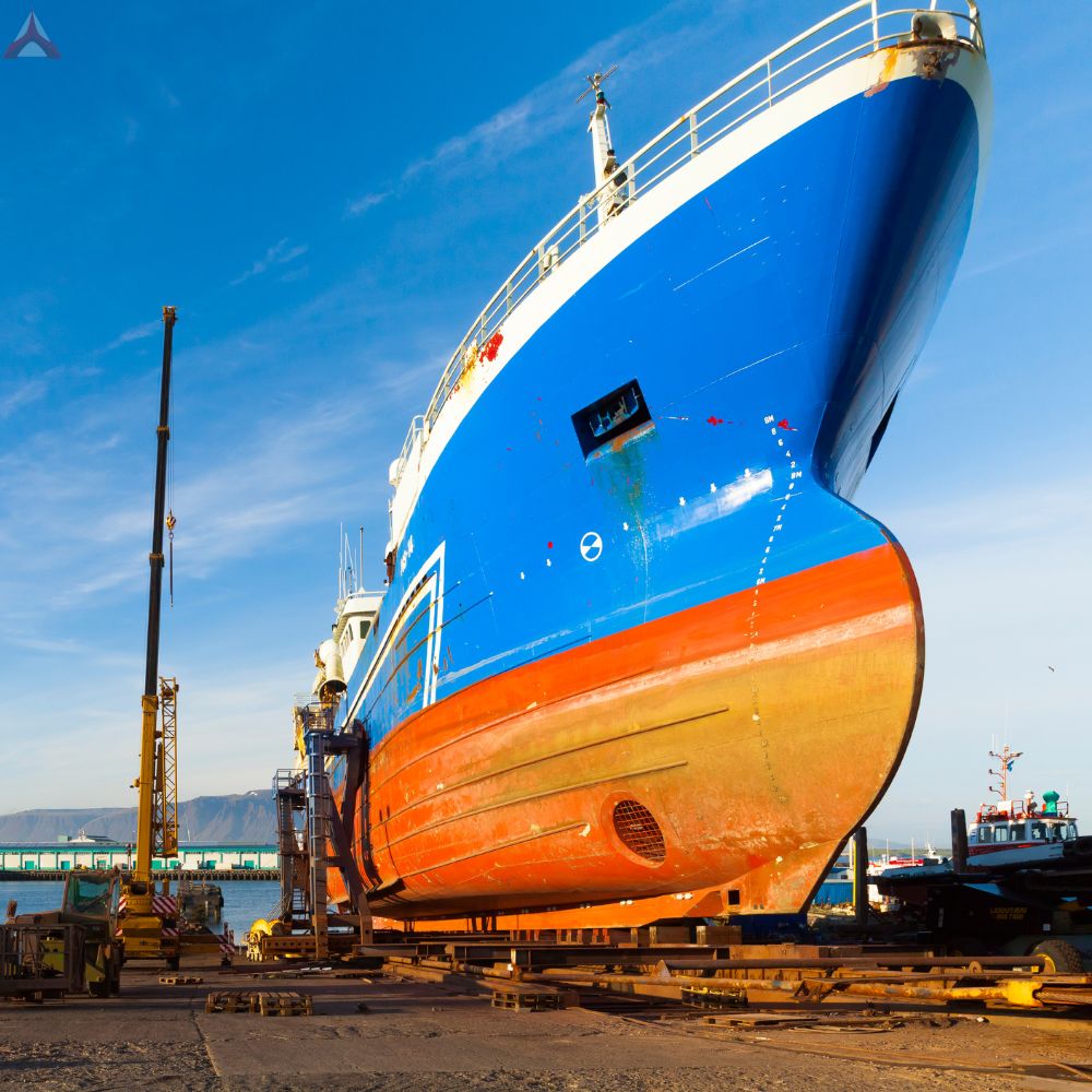 Hull maintenance in dry dock management service by Akrivis Technologies