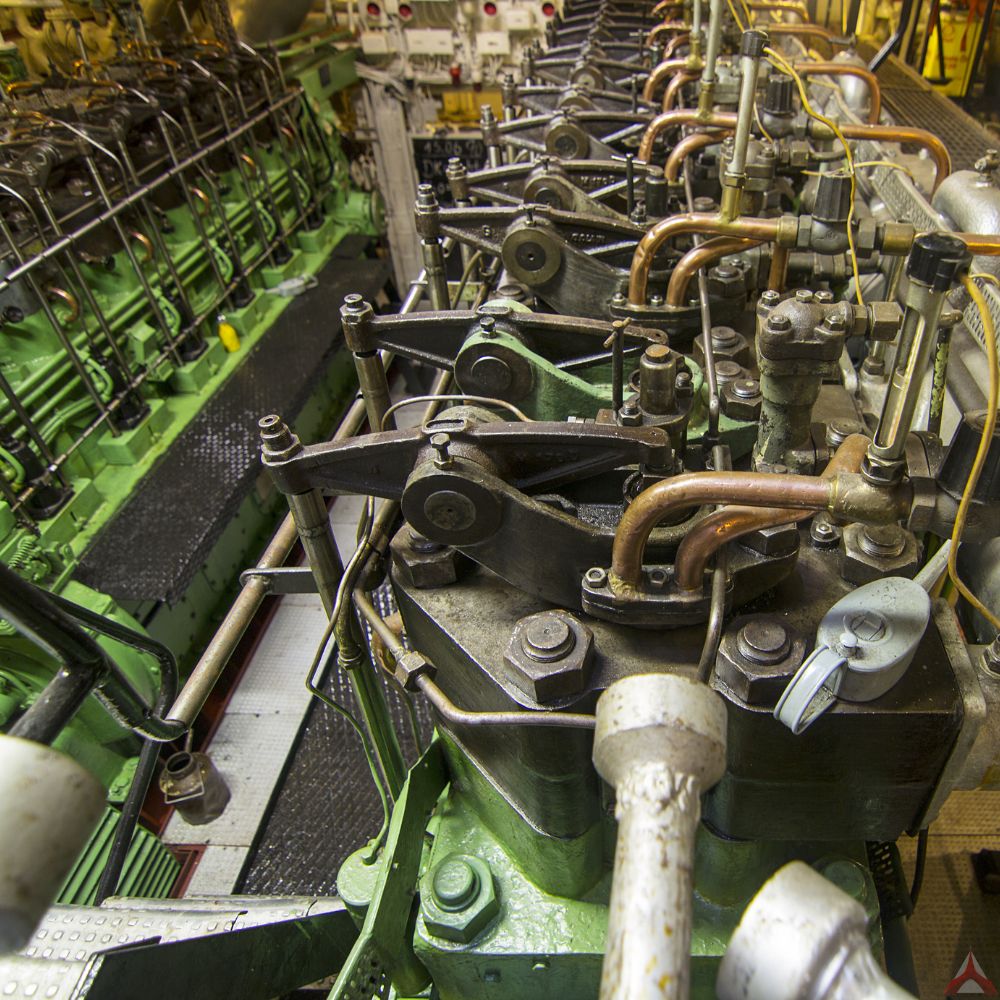 Machinery overhaul in Technical services for ship by Akrivis Technologies